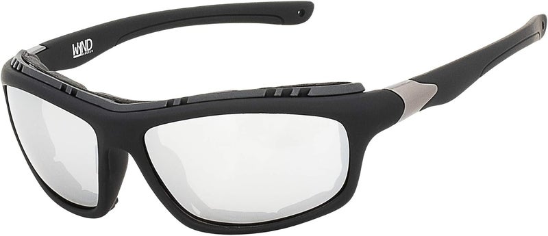 WYND Blocker Polarized Dry Eye Wind Resistant Sunglasses Motorcycle Glasses (Model 335 Polarized) - Image 2